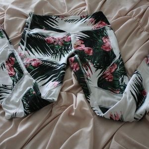 Fabletics Tropical Mesh Leggings